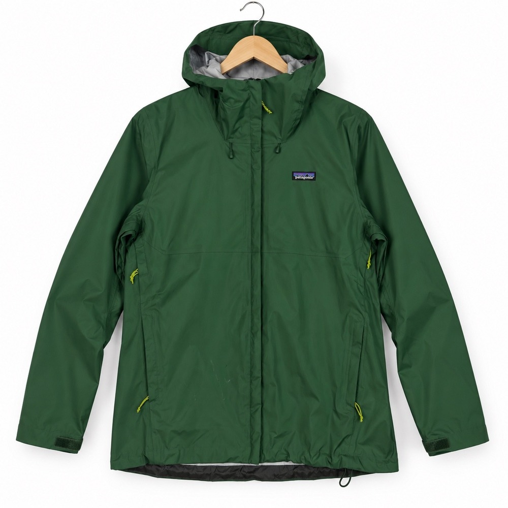 Patagonia Mens Torrentshell 3L Rain Jacket Large Green Waterproof H2No 85240FA22